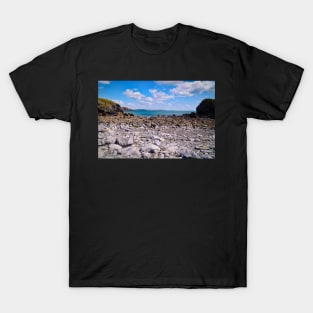 Beach, Rocks & Pebbles - Coastal Scenery - Stackpole T-Shirt